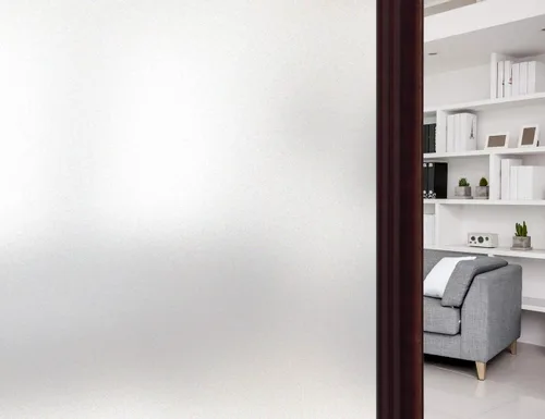 Vista 29 de HIDBEA Película de Privacidad para Ventana, Película Decorativa de Adhesión Estática, Película Esmerilada No Adhesiva con Control de Calor y Bloqueo