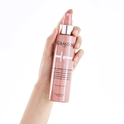 Vista 8 de KERASTASE Chroma Absolu - Suero capilar para cabello teñido con antiencrespamiento y protección contra el calor