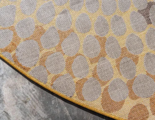 Vista 9 de Unique Loom Barista Collection - Alfombra moderna a cuadros, contemporánea, multicapas, Algodón, Beige/Negro