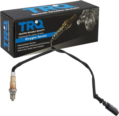 Vista 384 de TRQ Sensor de Oxígeno O2 de 4 Hilos de Banda Estrecha Compatible con VW Atlas 2.0L 2018-21, VW GTI 2.0L 2016-18, Audi A3 Quattro 2.0L 2015-18, VW