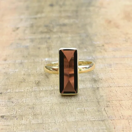 Vista 90 de Anillo de plata de ley maciza superpuesta de oro amarillo de 18 quilates para mujer, anillo de compromiso de plata esterlina, juego de bisel