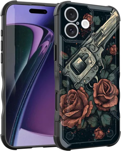 Vista 162 de Funda para iPhone Air, [doble capa] [protección contra caídas de grado militar de 10 pies] Funda resistente a prueba de golpes para iPhone Air