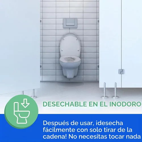 Vista 6 de Reli. Fundas de asiento de inodoro (2000 piezas, 8 paquetes de 250) desechables Disposable Toilet Seat Cover 14x16" (Half-Fold) Paper Liners for
