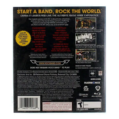 Vista 2 de ACDC Live Rock Band Track Pack - Playstation 3