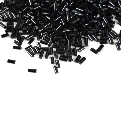 Vista 2 de 1.76 oz Italiano Fusión Queratina Pegamento Pellets Gránulos Gránulos Perlas para Uñas/I Tip Extensiones de Cabello - Negro