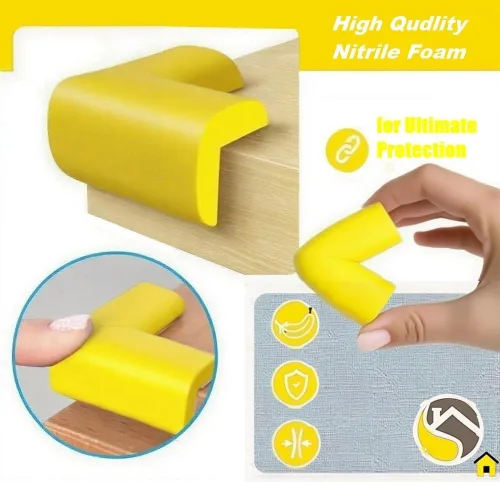 Vista 74 de Protectores de espuma compatibles con anclaje de pared para muebles, protectores de espuma para paredes, protectores de esquina con funciones
