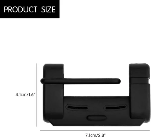 Vista 5 de Fundas de hebilla para cinturón de seguridad para automóvil, 2 fundas universales para clips para cinturón de seguridad, protector de hebilla