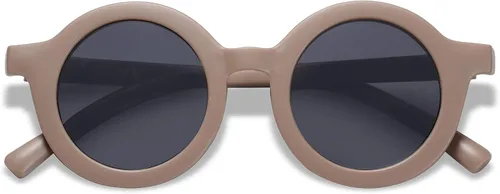 Vista 18 de SOJOS - Lentes de sol redondos polarizados para niños y niñas, protección ultravioleta 400 (UV400), lentes de sol para las vacaciones en la playa