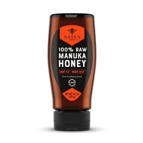 Vista 17 de Nate's Manuka Honey Minis - 10 unidades de una sola porción, miel de manuka pura - MGO 83+ Certificado UMF 5+ - 10 paquetes de una sola porción