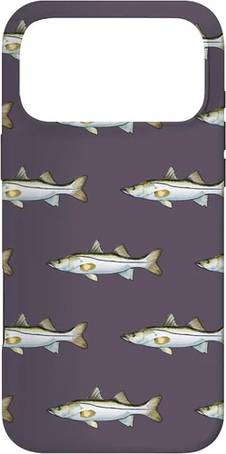 Vista 22 de Grey Snook Pattern Saltwater Fish Case for iPhone 17