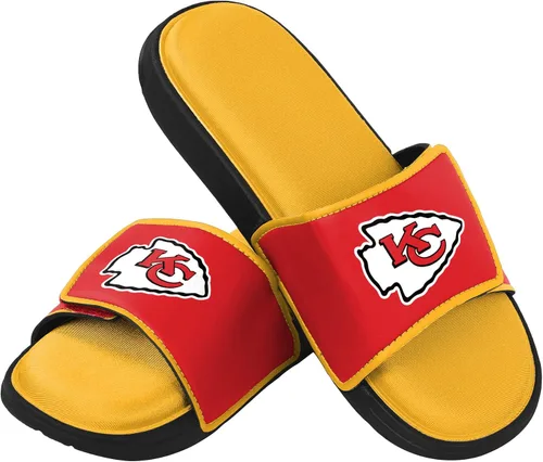 Vista 14 de FOCO mens NFL Team Logo Sport Shower Foam Slide Flip Flop Sandals