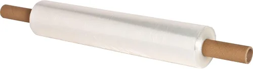 Vista 5 de PackageZoom 50,8 cm x 304,8 metros de envoltura elástica de núcleo extendido con asa, película elástica transparente, 16 rollos