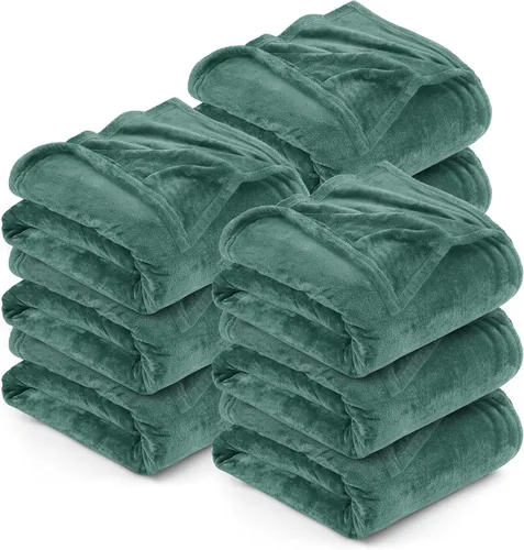 Vista 124 de Utopia Bedding - Manta de vellón de lujo, mullida, antiestática; manta de suave microfibra de 8.8 oz/yd² (300 g/m²) para sofá y cama; tamaño Gris