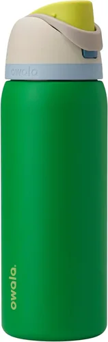 Vista 39 de Owala FreeSip - Acero inoxidable - 32 oz - Morado/Azul (pistas de esquí de los años 80)