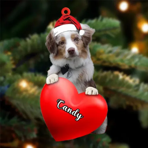 Vista 59 de Adornos de Navidad personalizados para perros, nombre personalizado, adorno de Malamute de Alaska, adornos acrílicos, regalos de Navidad, amantes