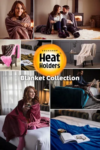 Vista 7 de HEAT HOLDERS - Manta térmica de forro polar de invierno súper suave y cálida de gran tamaño (negro)