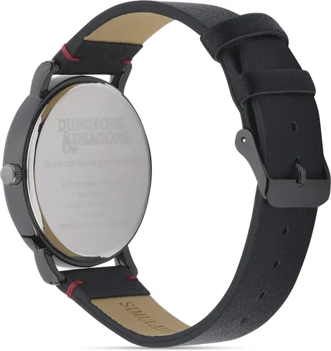Vista 3 de Dungeons & Dragons Reloj analógico para hombre en negro (Modelo DND5000AZ)