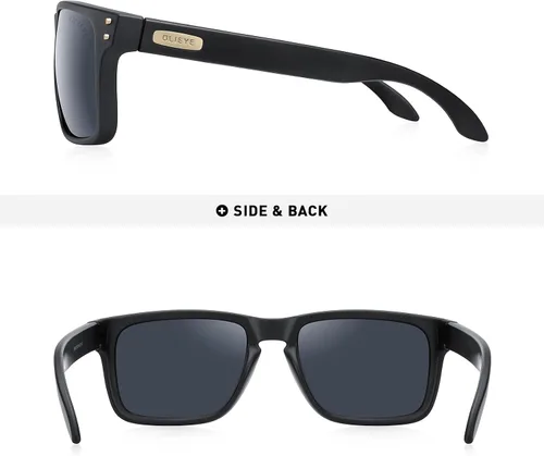 Vista 4 de OLIEYE Gafas de sol polarizadas deportivas para hombre con marco flexible