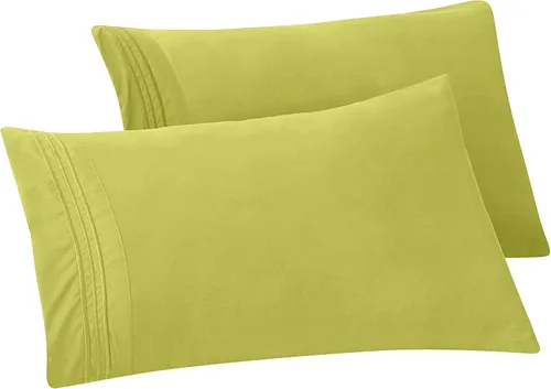 Vista 18 de Elegant Comfort Fundas de almohada sólidas de microfibra de alta calidad hotelera, tejido suave, resistente a las arrugas y a las manchas, fácil