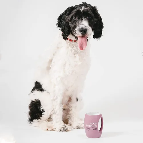 Vista 7 de Good Morning Dog Mom - Taza de café abrazable de cerámica de 16 onzas