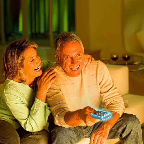 Vista 3 de Funda compatible con Samsung Smart TV Remote Control 2021/2022 Azul Cielo Brillante