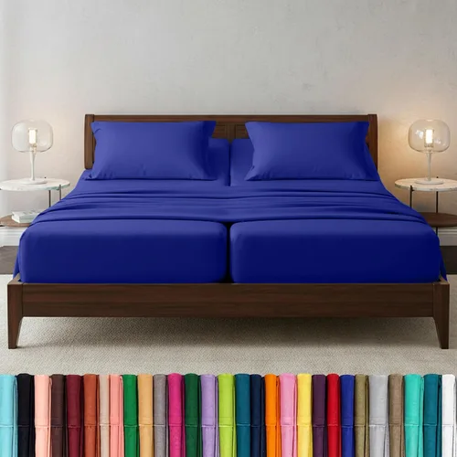 Vista 56 de Elegant Comfort - Juego de sábanas de microfibra de 1500 hilos de calidad hotelera prémium de 4 piezas - Resistente a arrugas, sábana bajera