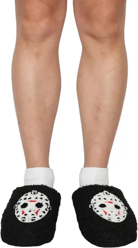 Vista 2 de Bioworld Friday the 13th Jason Voorhees - Pantuflas para hombre