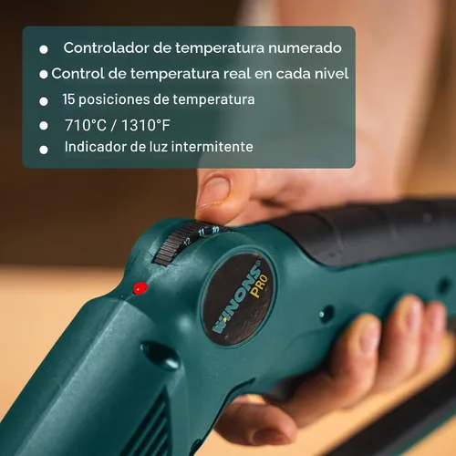 Vista 3 de WINONS Herramienta caliente del cortador de la espuma del cuchillo con Verde