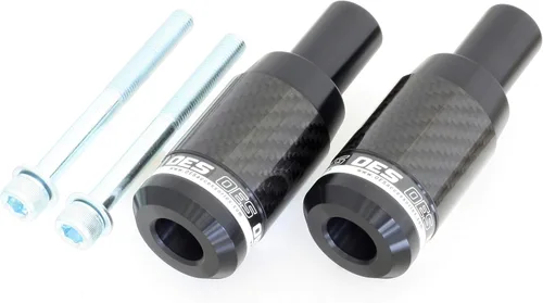 Vista 4 de OES Accessories Deslizadores de marco de carbono de marca compatibles con Kawasaki Z900 2017-2025 (azul)