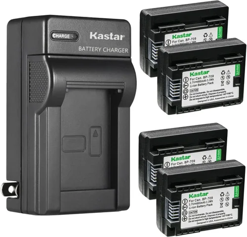 Vista 7 de Kastar Cargador de batería de pared de CA BP-709 para Canon LEGRIA HF M406 HFM406, LEGRIA HF M506 HFM506, LEGRIA HF M606 HFM606, LEGRIA HF M706