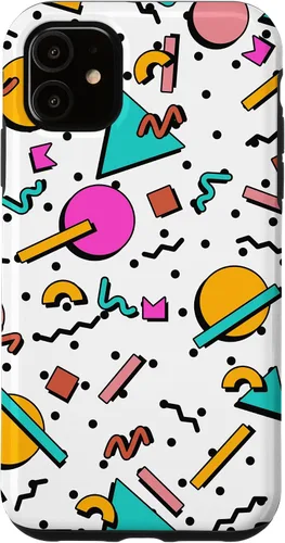 Vista 8 de Vintage Geometría Forma Patrón Retro 80s 90's Nostalgia Case para iPhone 17