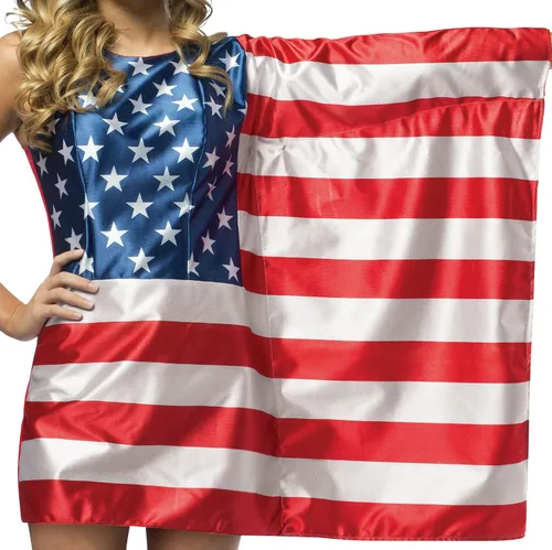 Vista 4 de Rasta Imposta Bandera Vestido Estados Unidos