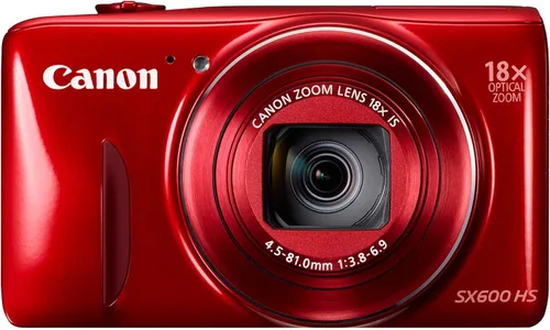 Vista 4 de Canon PowerShot SX600 HS 16MP Cámara digital - Wi-Fi habilitado (rojo) (renovado)