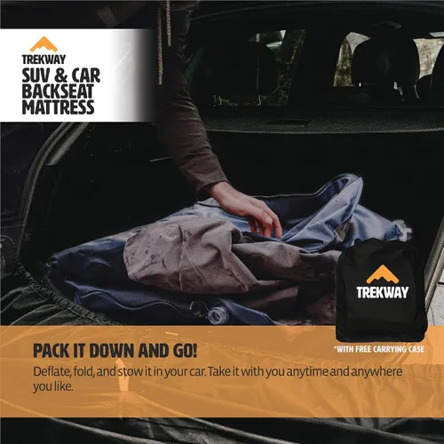 Vista 9 de Offroading Gear Colchón inflable de aire para asiento trasero SUV con cámaras laterales – cama de camping para coche – para 4Runner, Outback