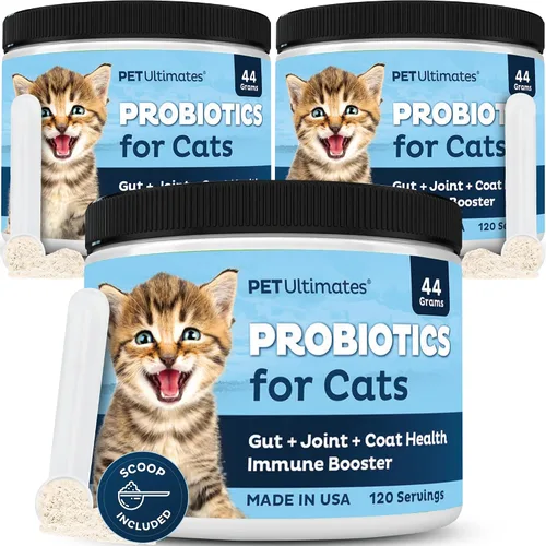 Vista 8 de Pet Ultimates probióticos para gatos, 44 gramos
