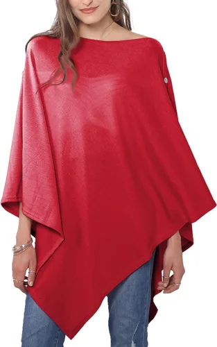 Vista 52 de MissShorthair Versatile Women's Shawl Wrap – Soft Knitted Poncho Cape Scarf for Fall Winter