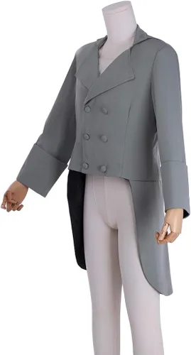 Vista 3 de Fortunehouse Chaqueta de caballeros victorianos históricos de doble botonadura para hombre