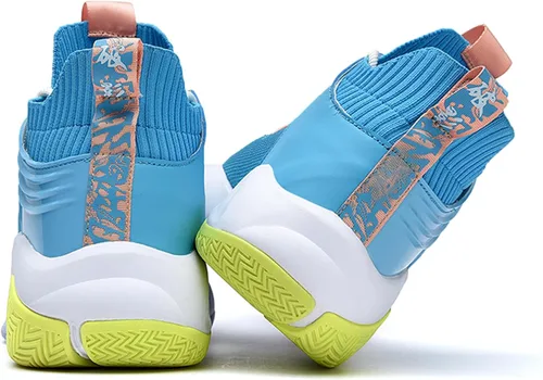 Vista 3 de UrAcon Men's Basketball Shoes, Non Slip and Breathable Outdoor Shoes, Fashionable Training Shoes, Ankle Protection, Professional Sports
