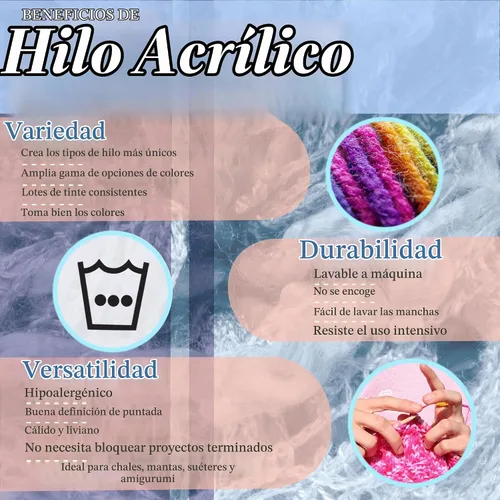 Vista 6 de JubileeYarn Amigurumi Select - Hilo de acrílico para bebé - Surtido de inspiración 83-4 madejas