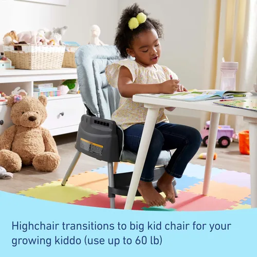 Vista 4 de Graco Made2Grow - Silla alta convertible 5 en 1, asiento ajustable de bebé a niño pequeño, Hudson