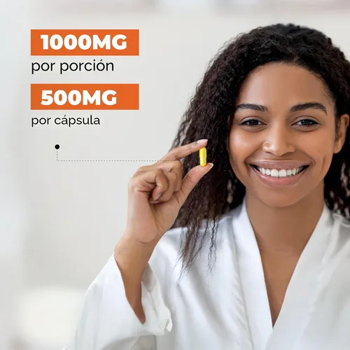 Vista 4 de Quercetina 500mg Cápsulas vegetarianas 120 unidades 1000 mg por porción de 2 cápsulas Suplementos de apoyo inmunológico para respiratorio, salud