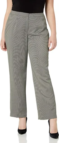 Vista 3 de Le Suit Traje de pantalón de dos tonos con cuello de chal de 1 botón para mujer