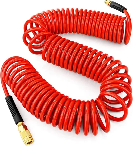 Vista 12 de 2 mangueras de aire de retroceso de poliuretano, 1/4 pulgadas de Amarillo