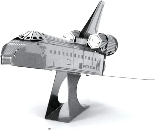 Vista 5 de Fascinations Metal Earth Space Shuttle Discovery - Kit de modelo de metal 3D