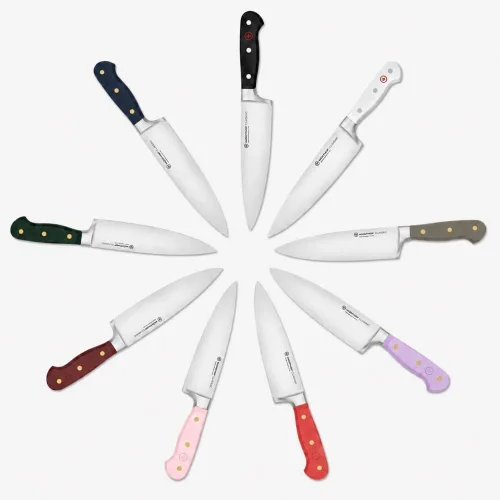 Vista 4 de Wusthof - Cuchillo de chef clásico de 8 pulgadas, grabado giratorio personalizado