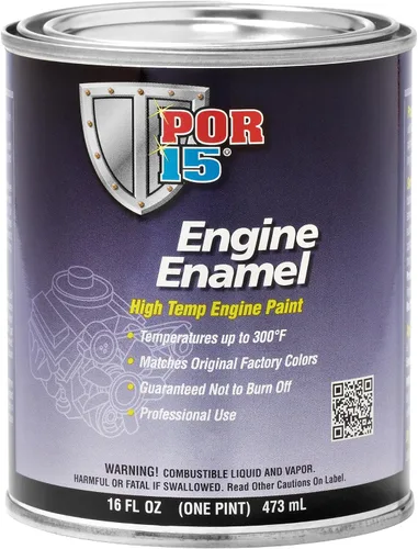 Vista 3 de POR-15 Esmalte para motor, pintura para motor de alta temperatura, 16 onzas líquidas, AMC azul verde