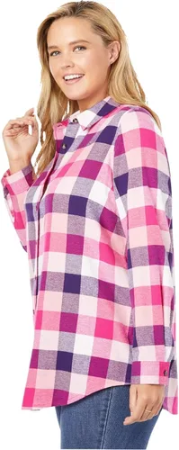 Vista 4 de Woman Within - Camiseta de franela clásica para mujer, de talla grande