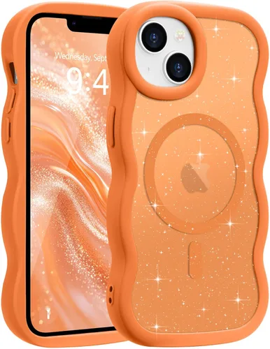 Vista 138 de Pepmune - Funda para iPhone 12 Pro Max con marco ondulado y estructura rígida, color mate claro, cubierta trasera unisex, compatible con Magsafe