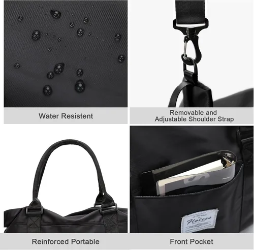 Vista 6 de Bolsa de viaje para gimnasio, bolsa de hombro para mujer, bolsa de hombro para fin de semana