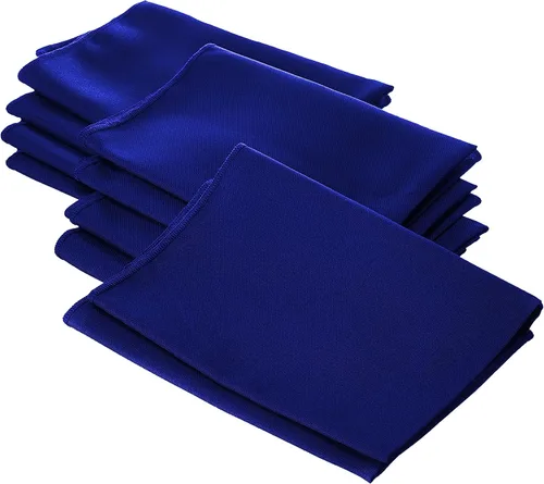 Vista 31 de LA Linen Paquete de 10 servilletas de popelina de poli, servilletas de tela suave, servilletas lavables y reutilizables, servilletas de mesa